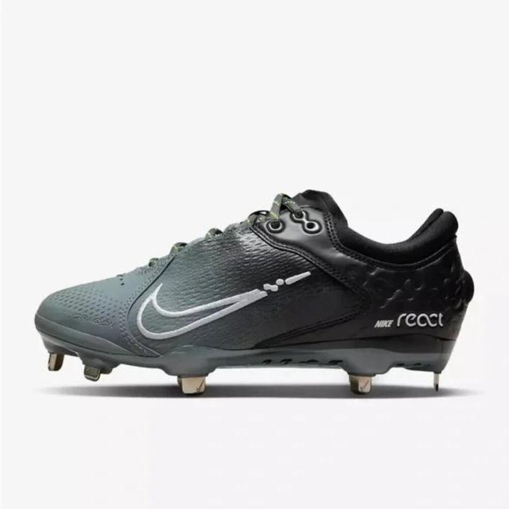 NWT Nike Women's Hyperdiamond 4 Elite Metal Fastpitch Softball Cleats - Picture 4 of 9